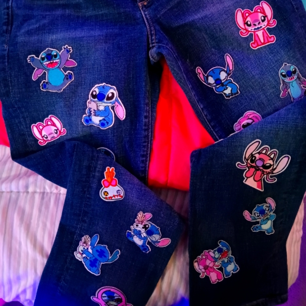 Disney Stitch Character Jeans